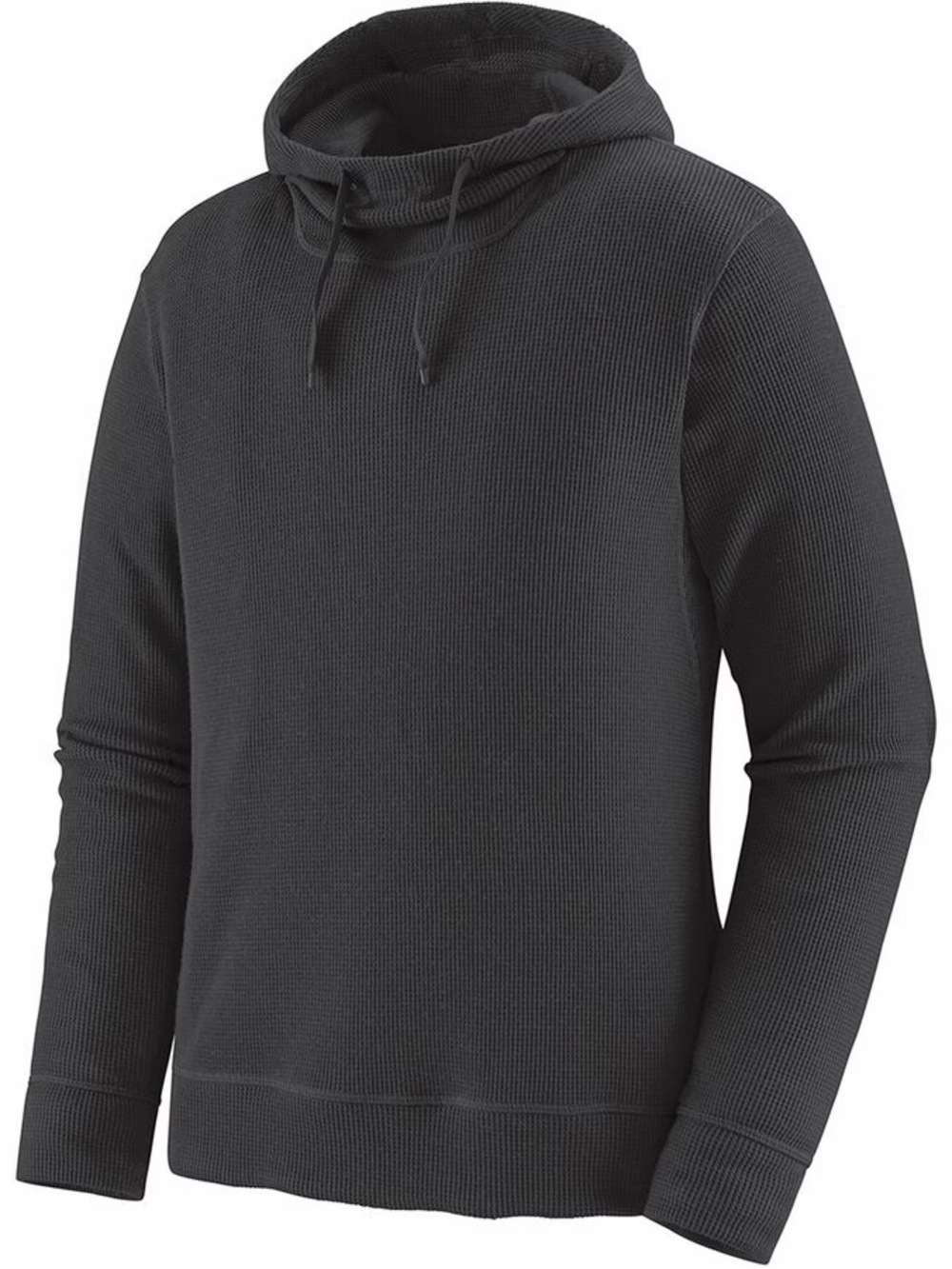 Patagonia Capilene Air Hoody in black Waffle Knit Pullover Hoody size small mens